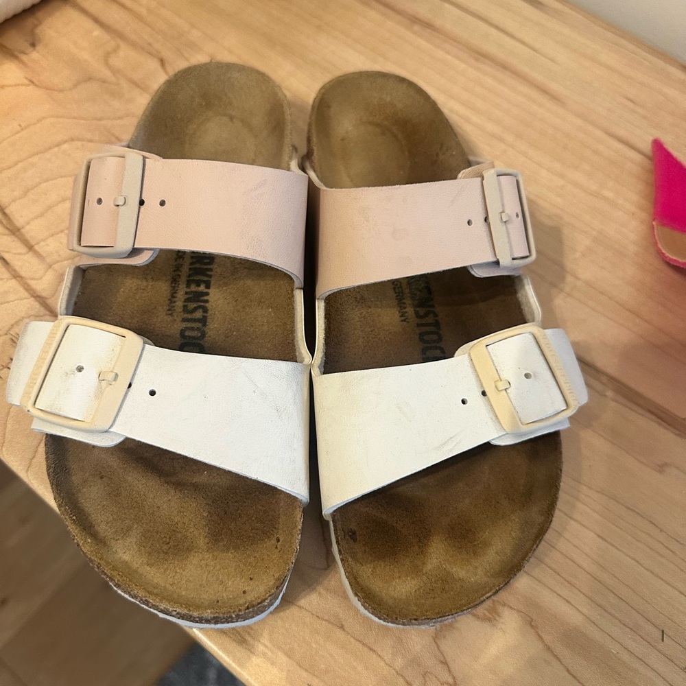 Birkenstock beautiful soft cream and pearl colours